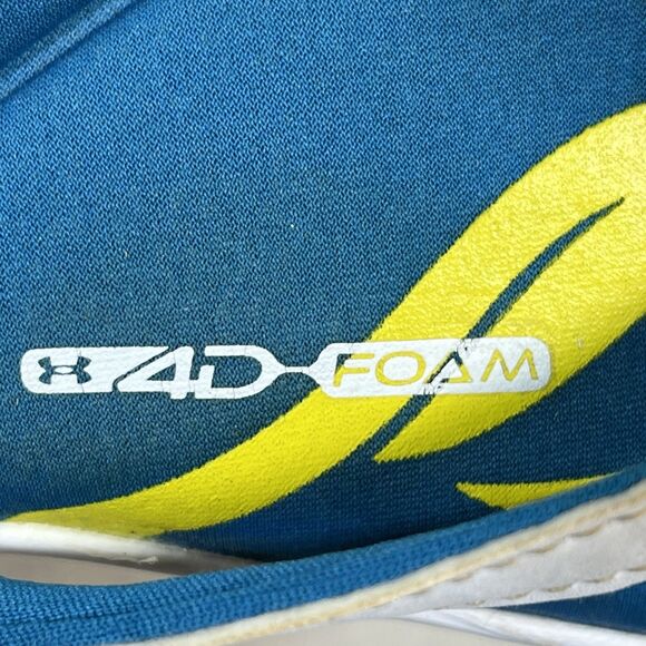 Under Armour 4D Foam Women's Size 8 Comfort Flip Flops Sandals Thong Blue - Picture 8 of 10